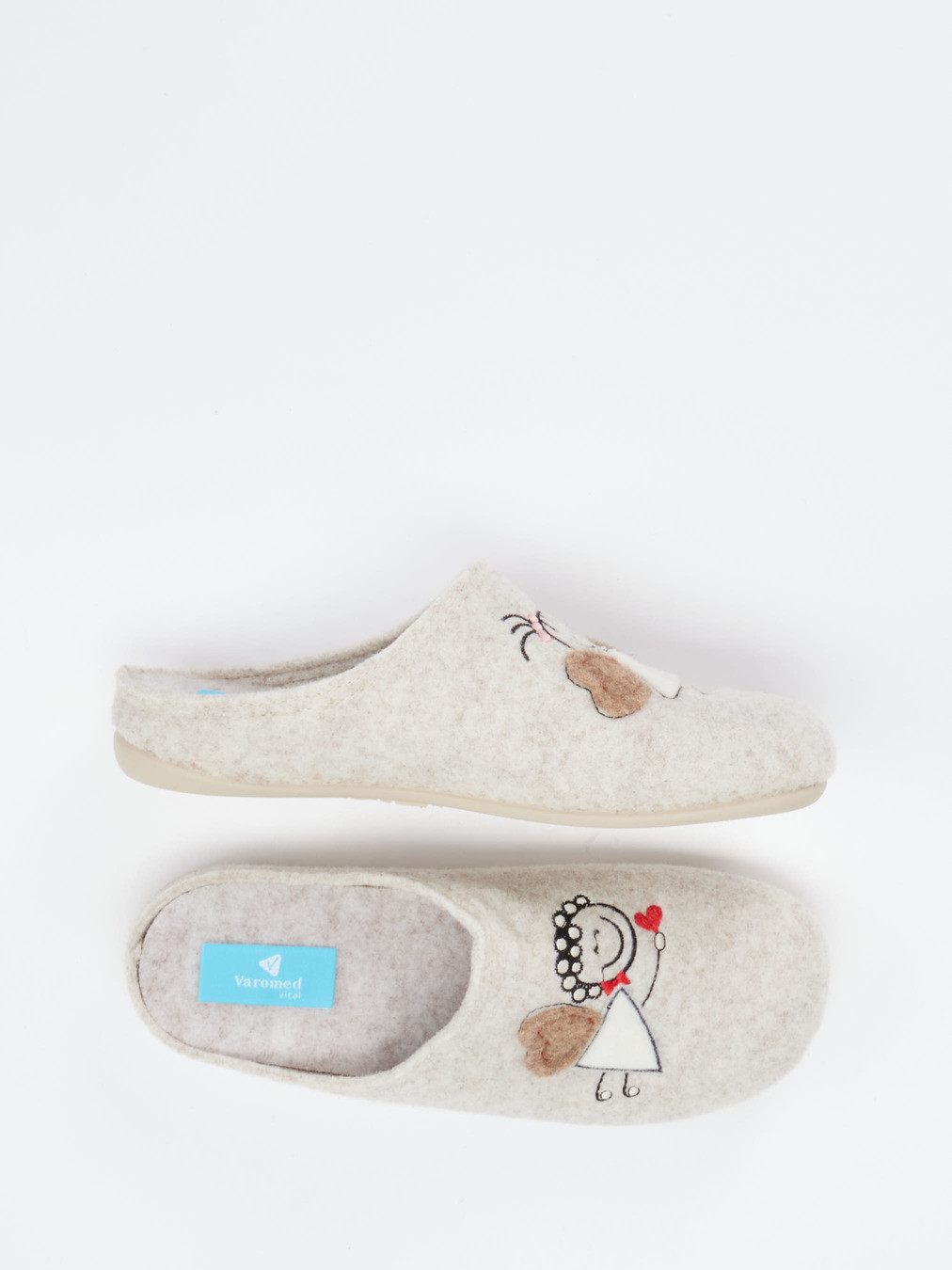 Hausschuh beige 7163359001304