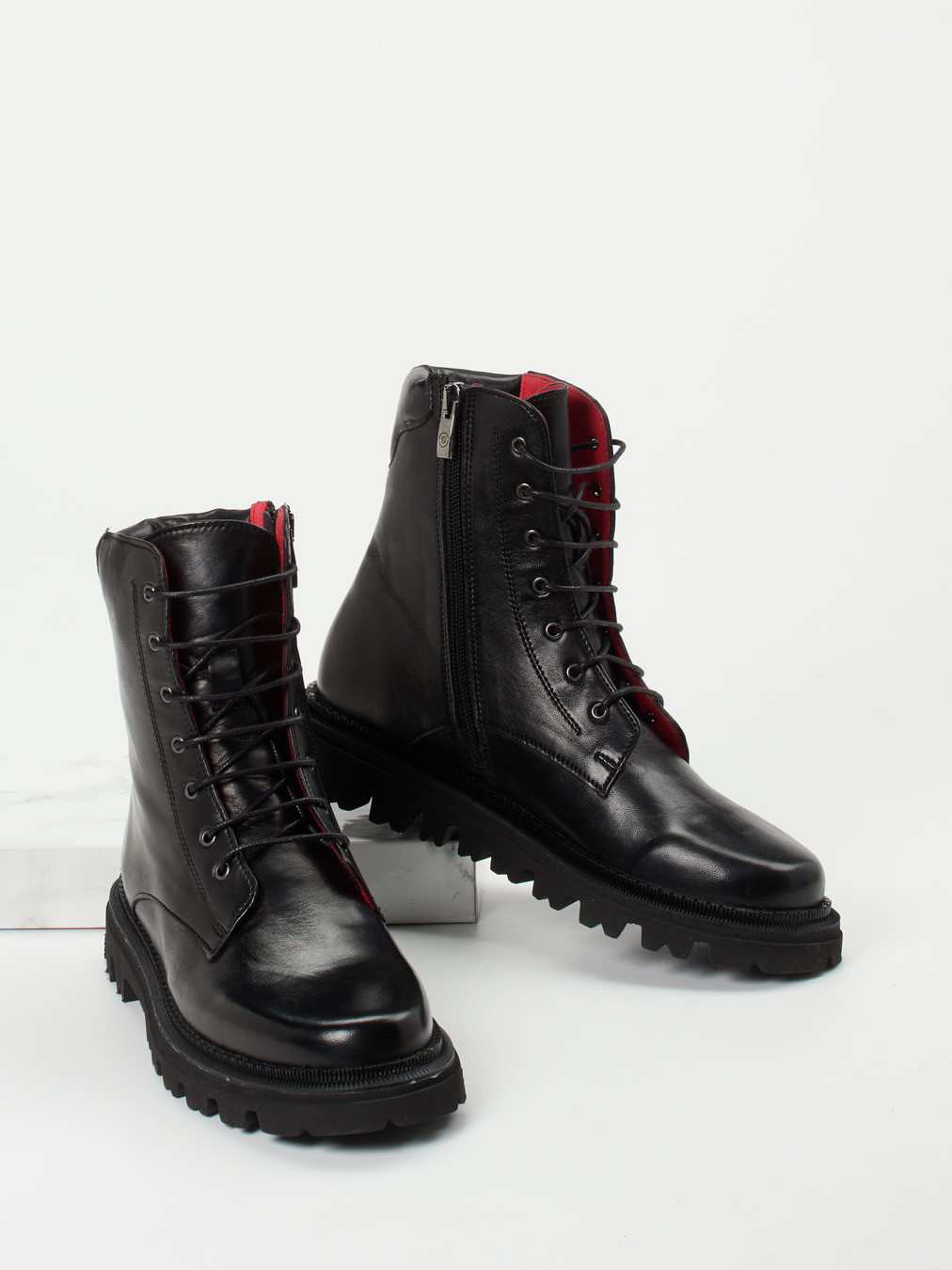 Schnürstiefelette schwarz 1723009016604