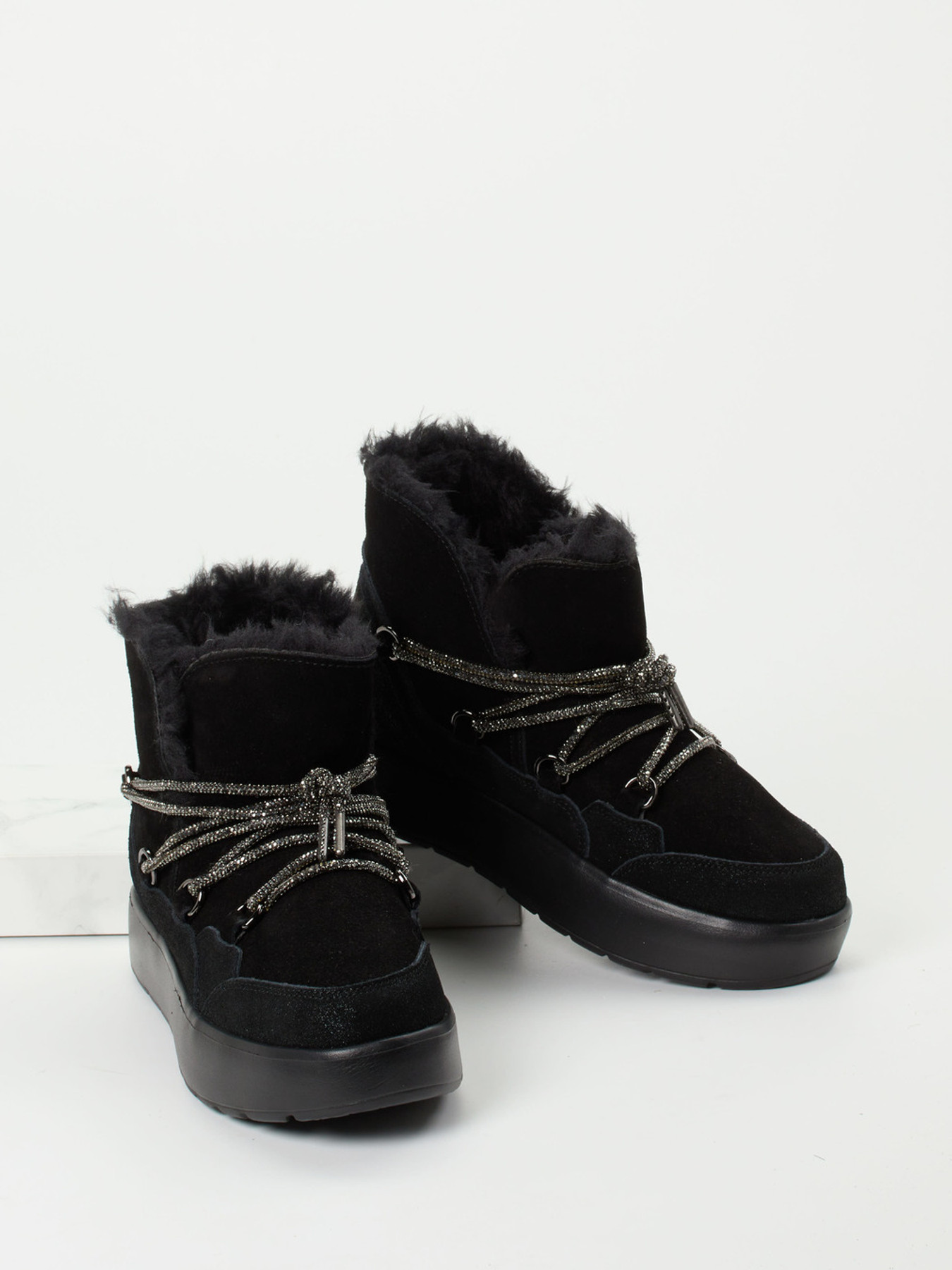 Schnürstiefelette schwarz 1805009000904