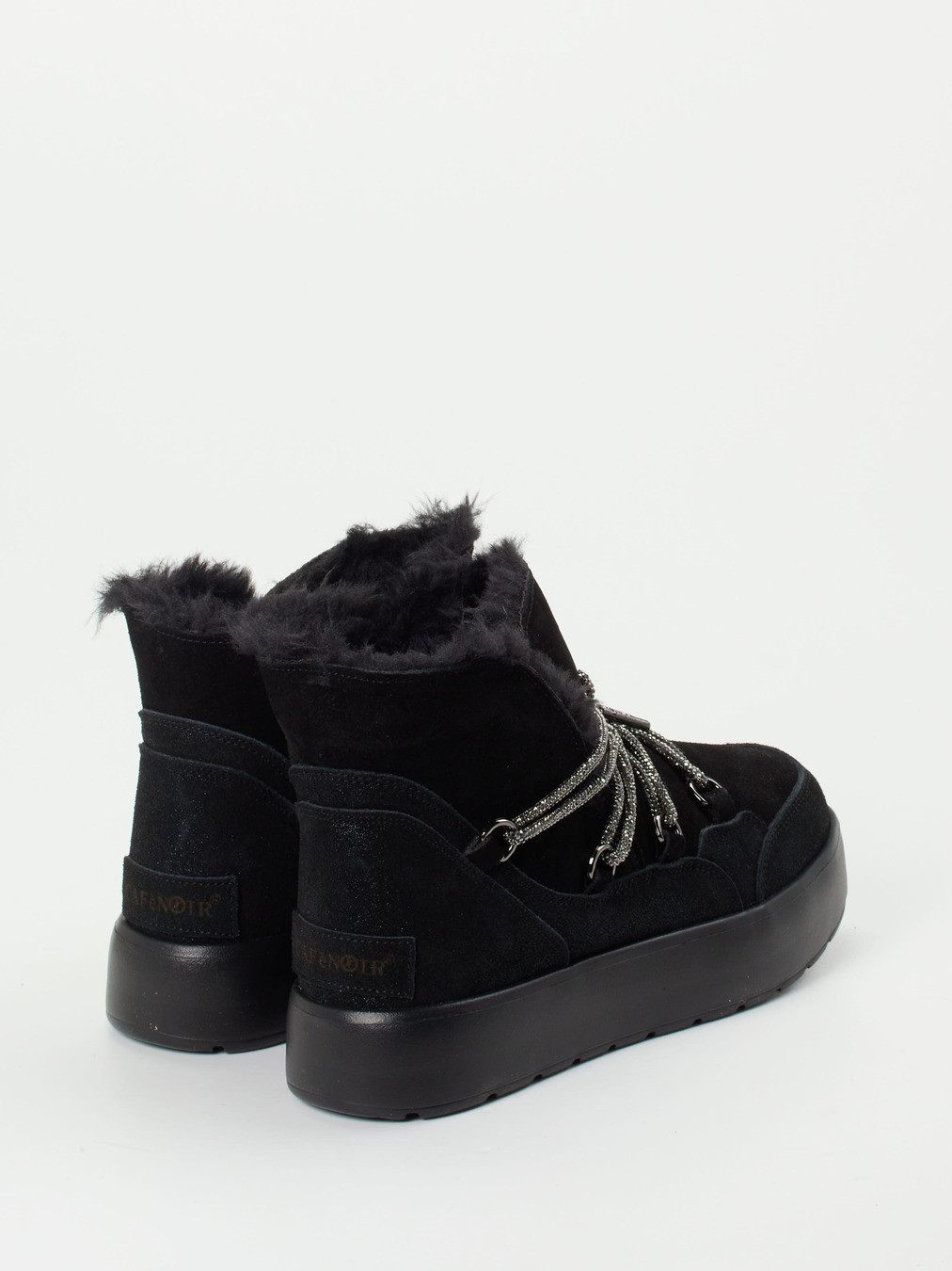 Schnürstiefelette schwarz 1805009000903