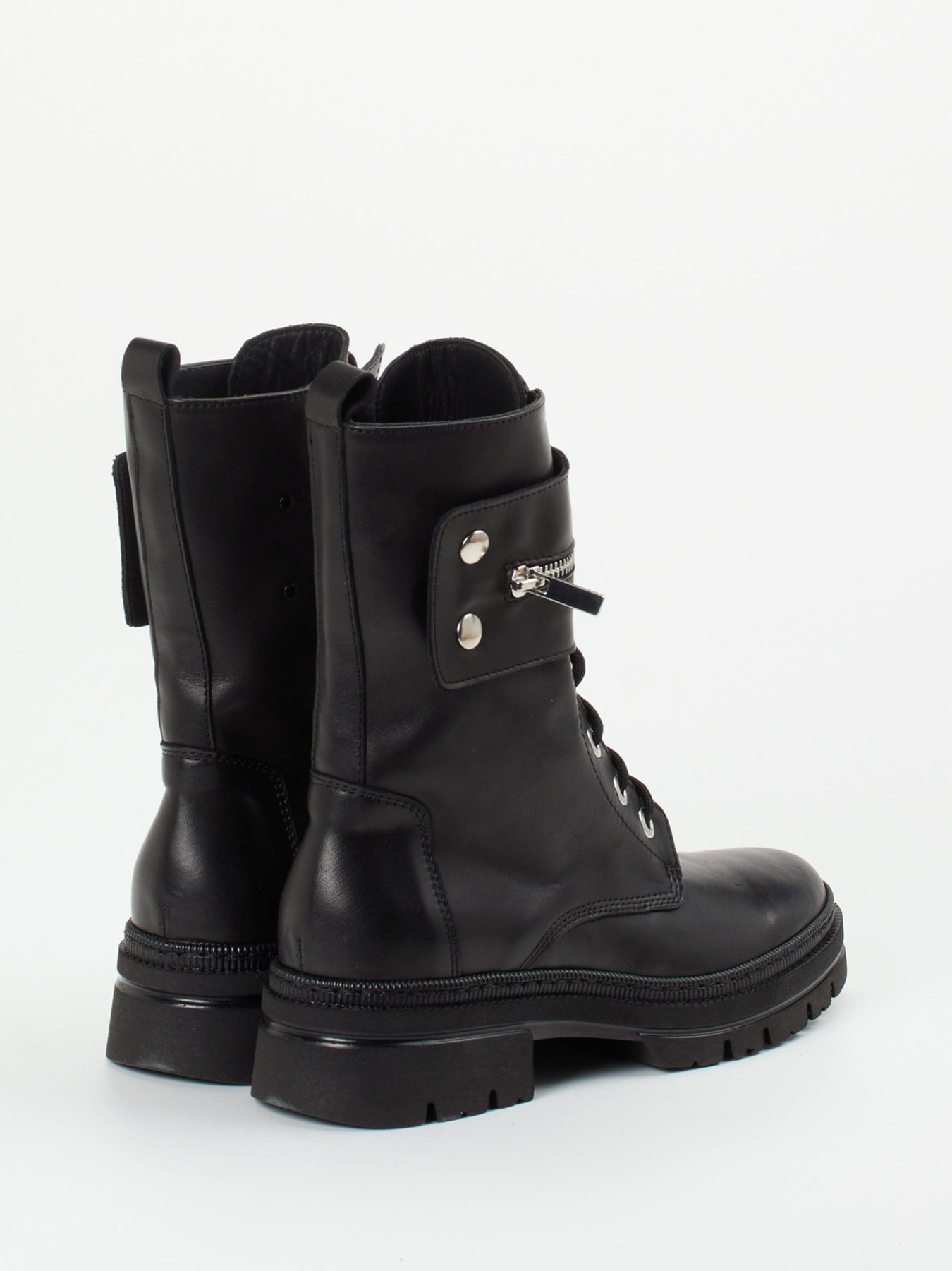 Schnürstiefelette schwarz 1723009016303