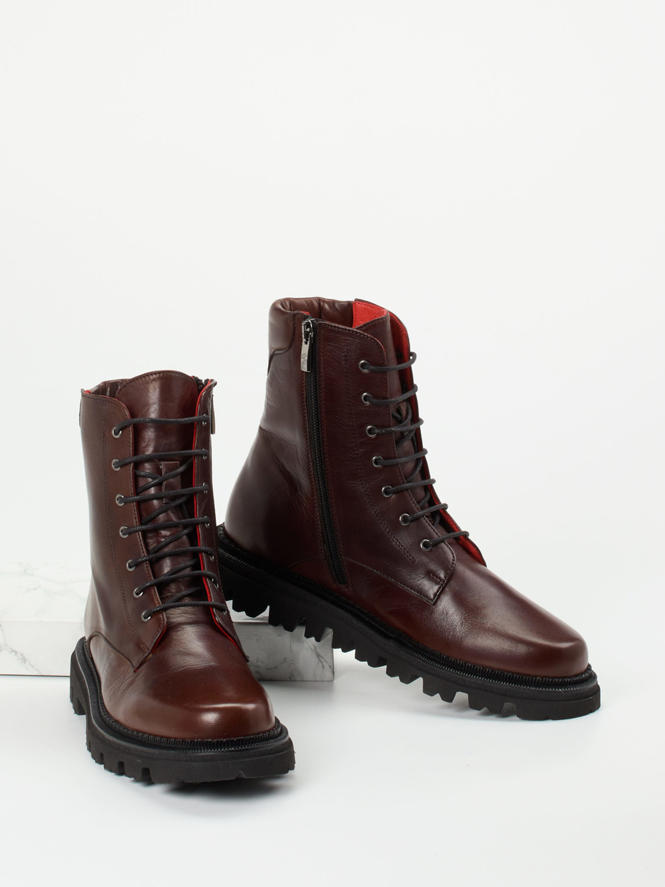 Schnürstiefelette braun 1723209001904