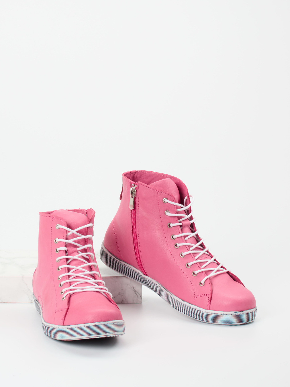 Schnürstiefelette pink 2751549000304