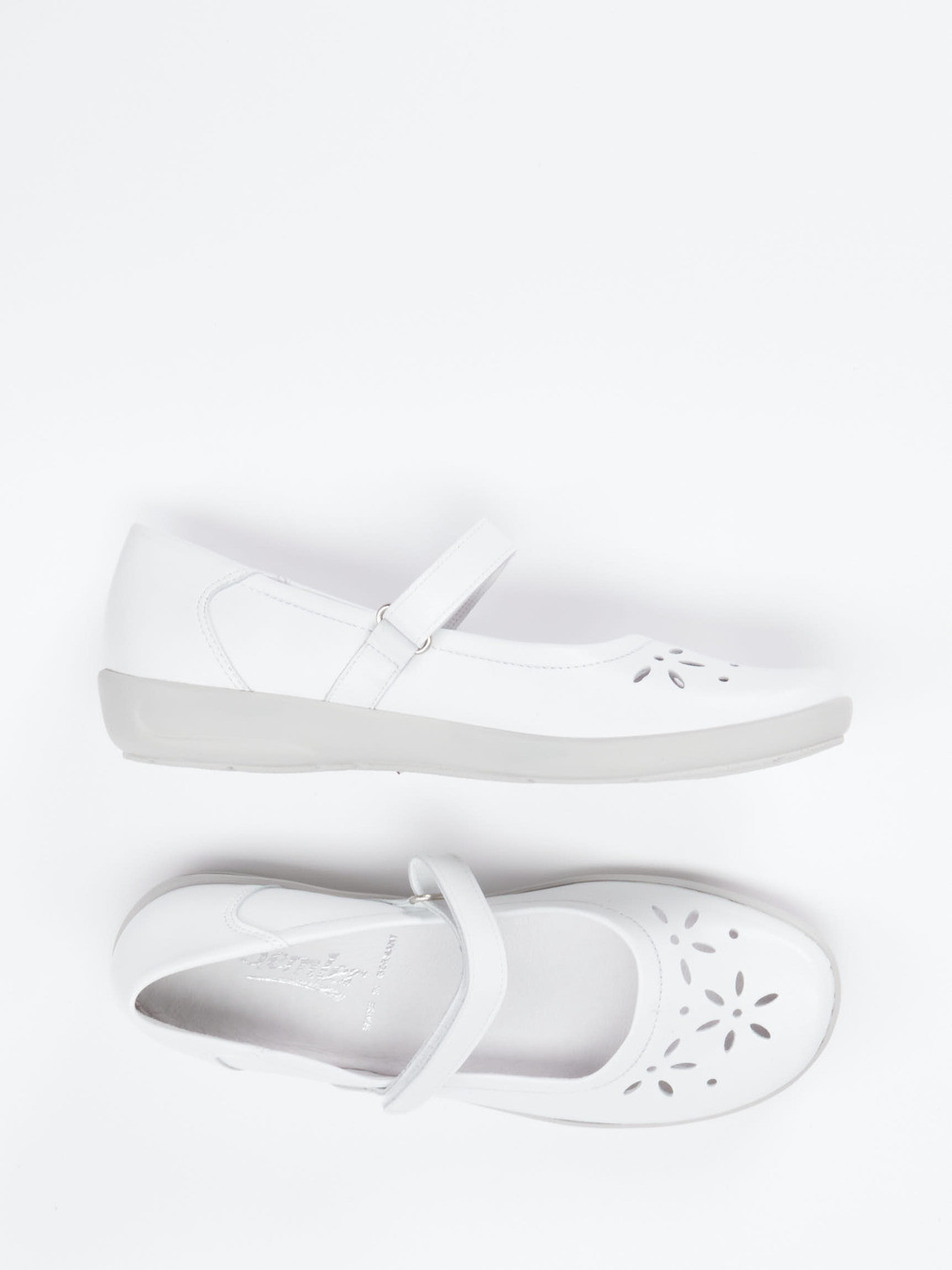 Spangenschuh Flora weiß 2485799003004