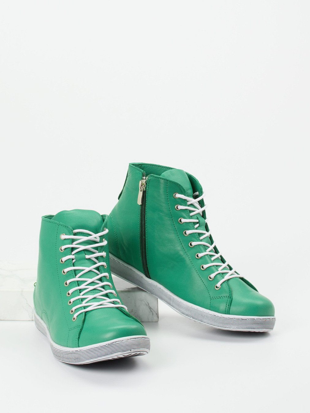 Schnürstiefelette grün 2751659000404