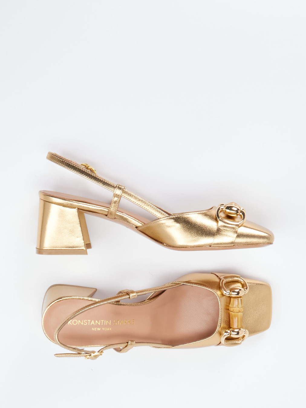 Slingpumps gold 1306889000704