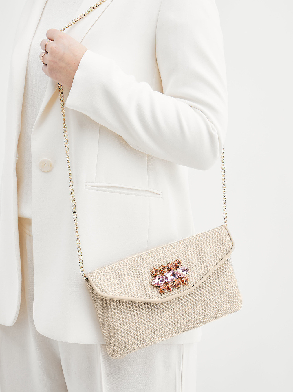 Umhängetasche beige 9391359001406