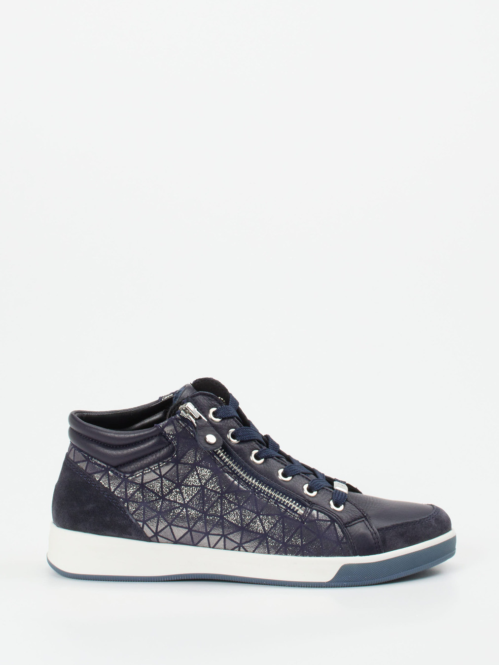 Schnürstiefelette blau 2751109011801