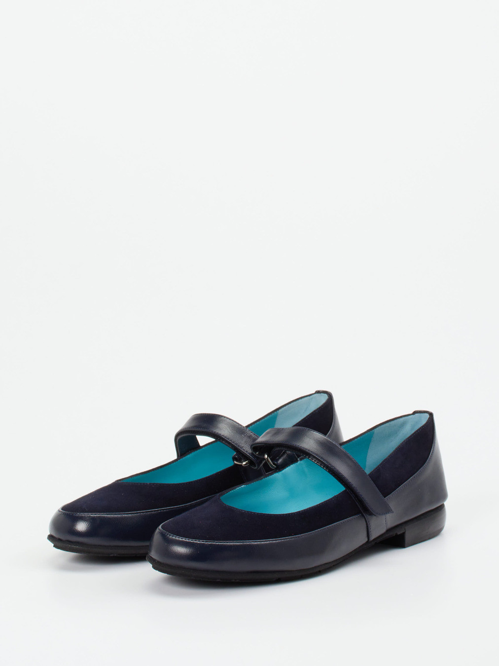 Spangenpumps blau 1421109002102