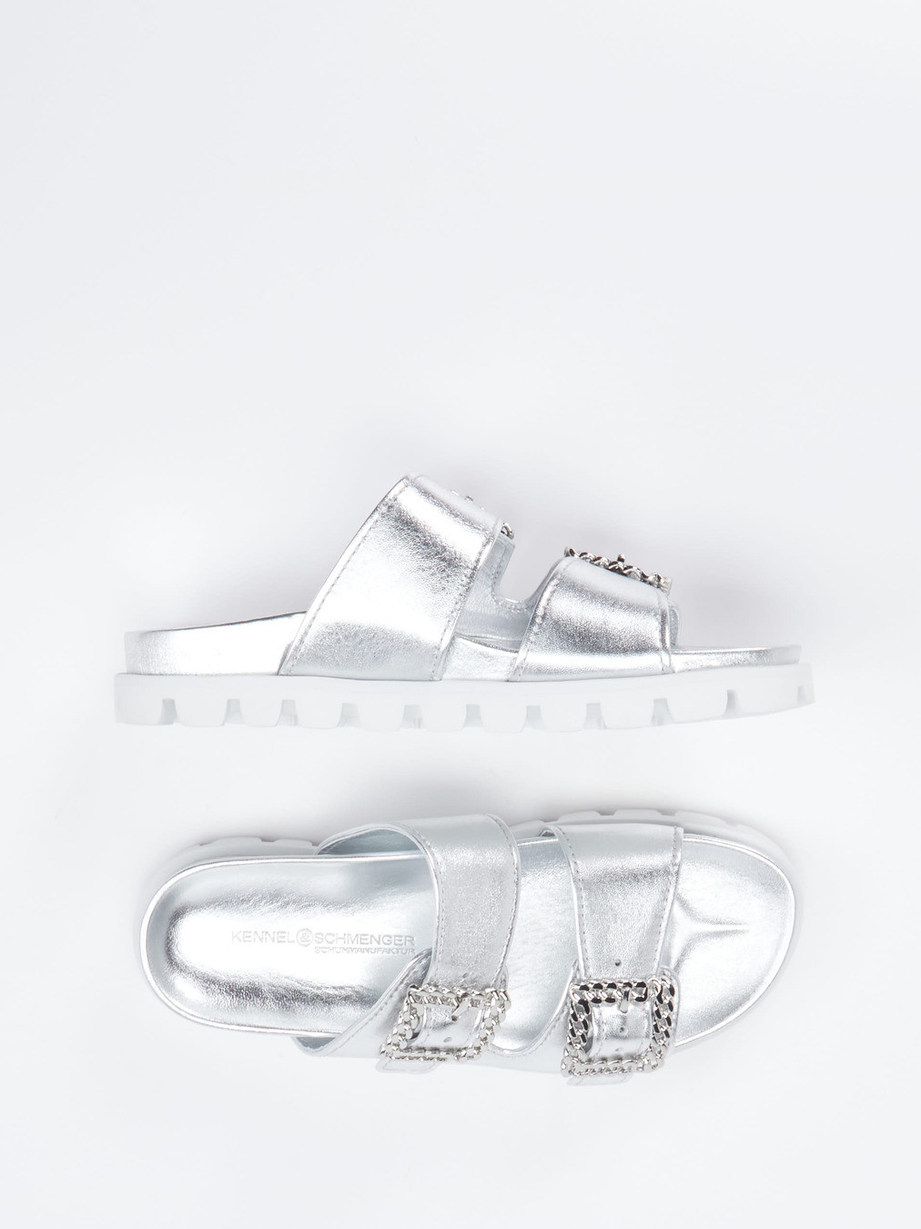 Pantolette silber 1101449000804