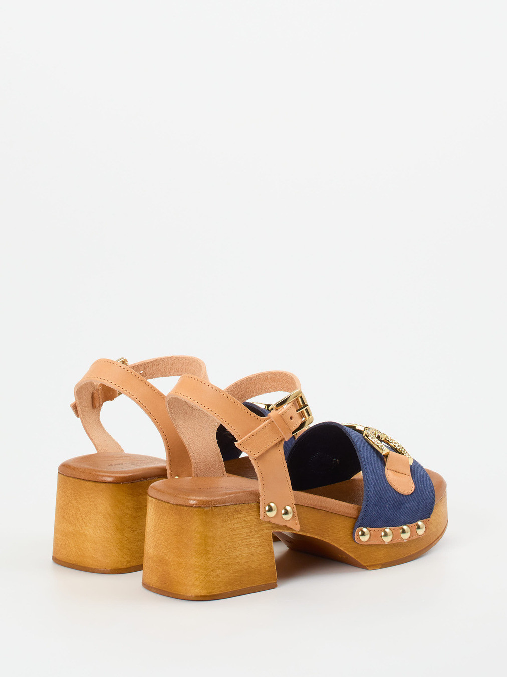 Plateau-Sandalette blau 1247159000103