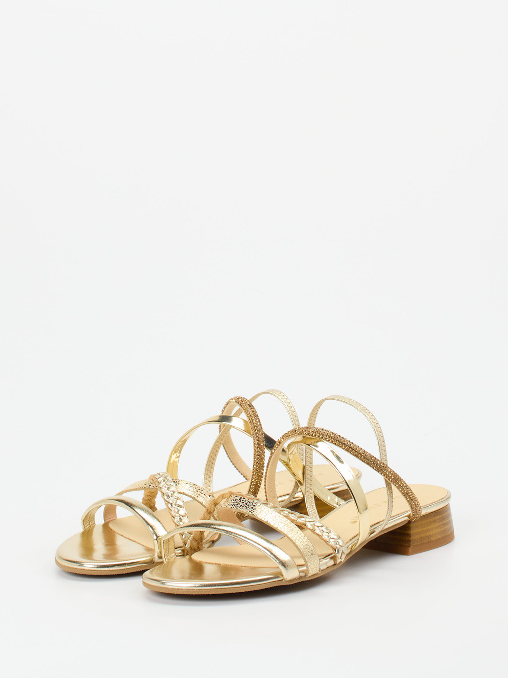 Sandalette gold 1223889000402