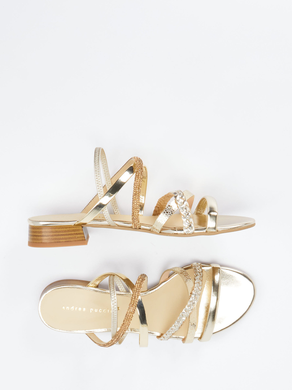 Sandalette gold 1223889000404