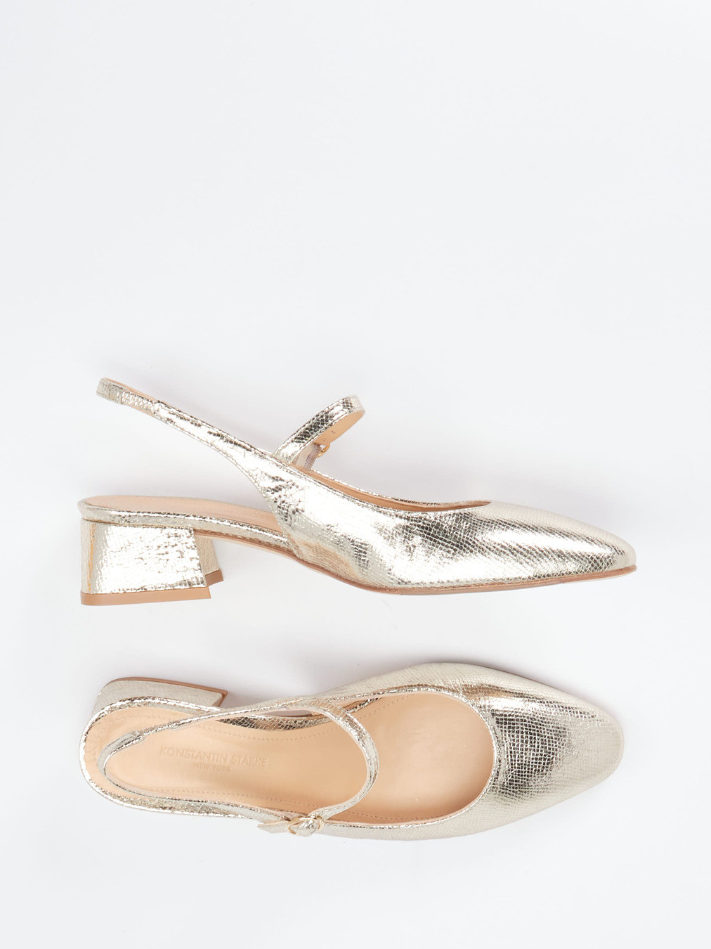 Slingpumps gold 1302889000304