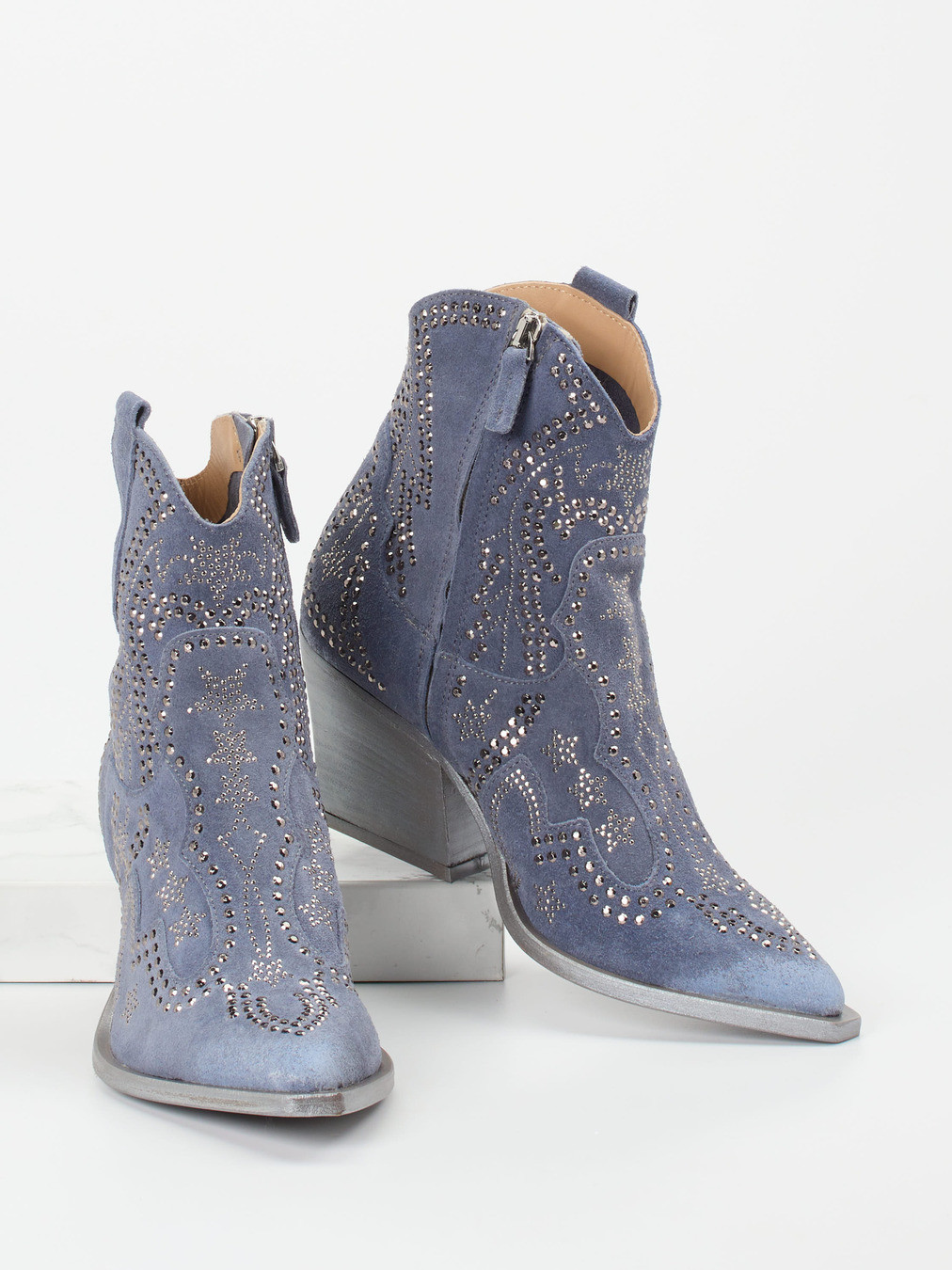 Stiefelette blau 1738159000204