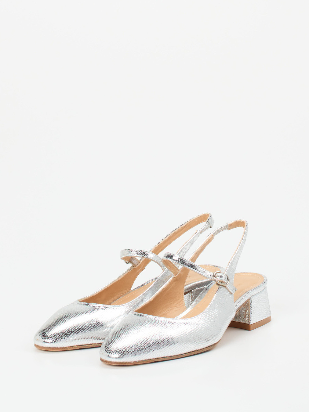 Slingpumps silber 1302449000102