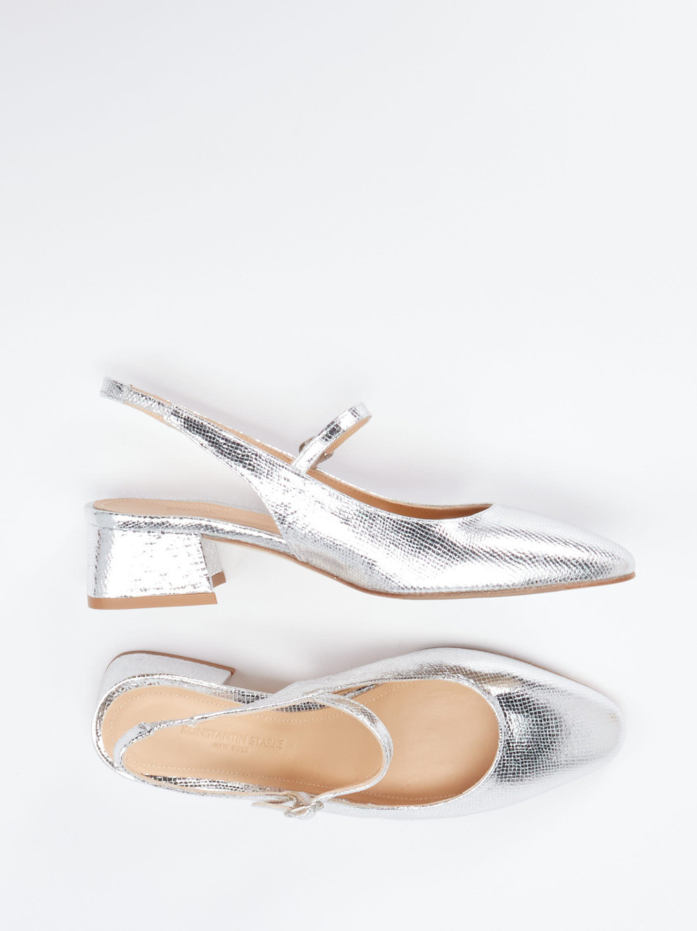Slingpumps silber 1302449000104