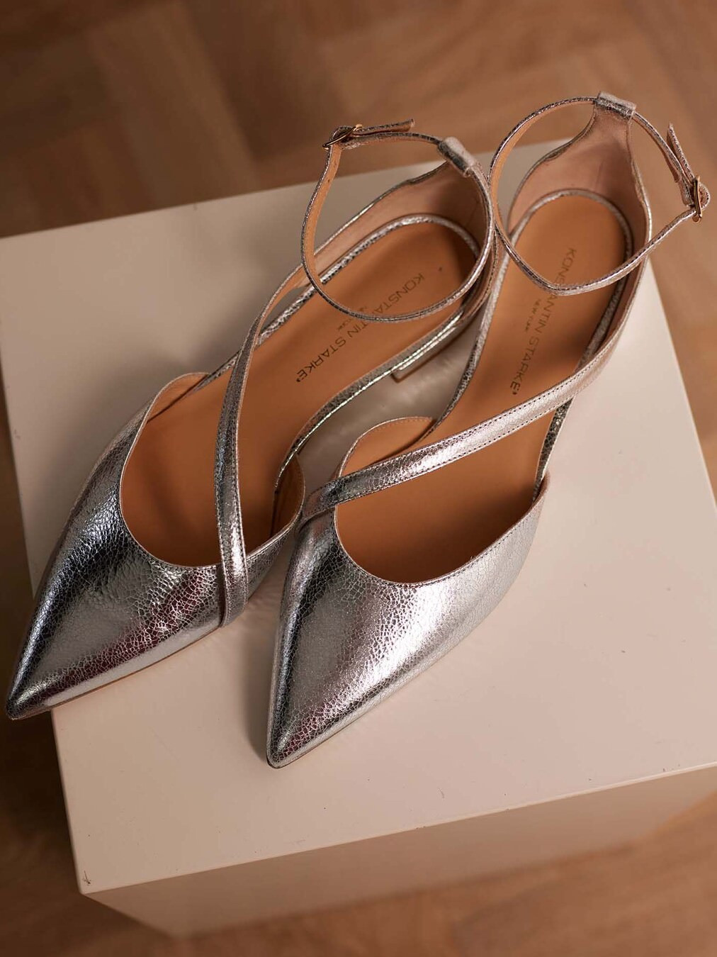 Spangenpumps silber 1320449000202