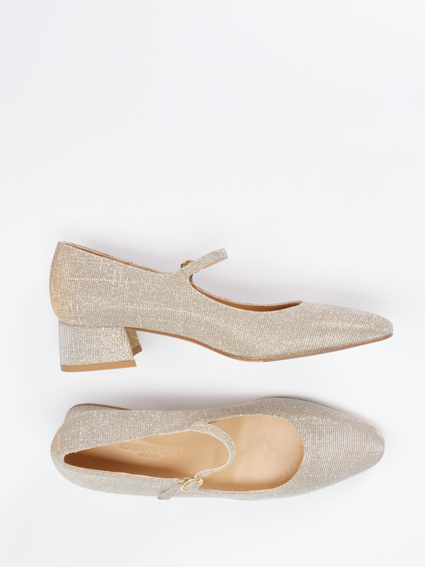 Spangenpumps gold 1422889000104