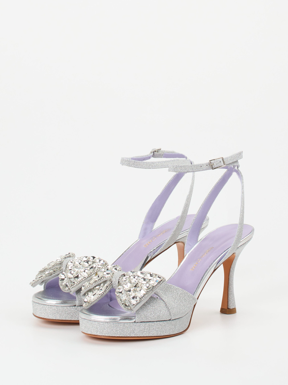 Plateau-Sandalette silber 1248449001602