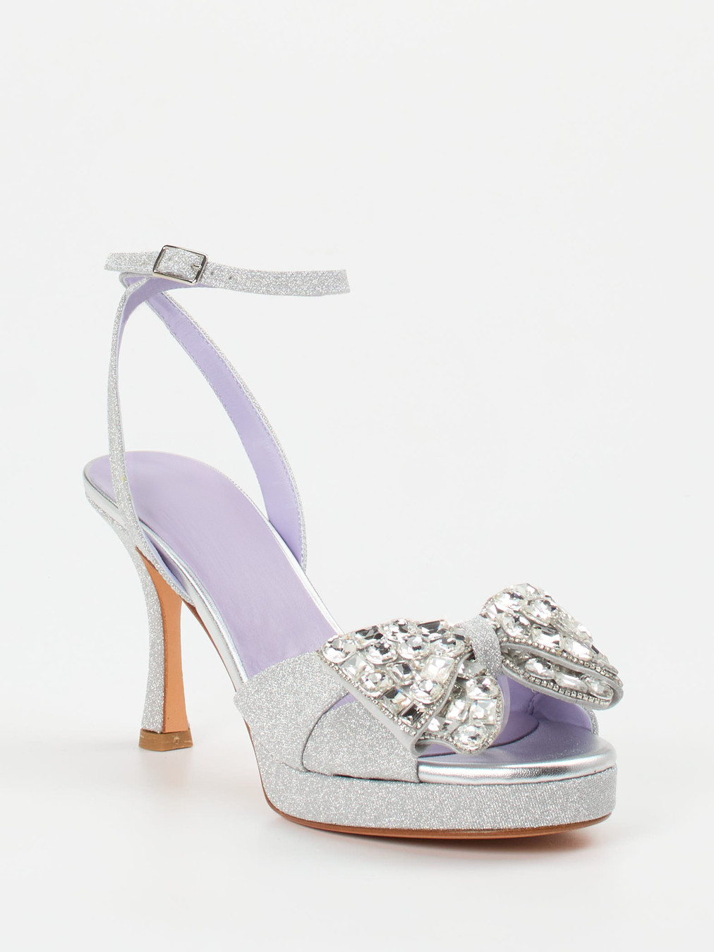 Plateau-Sandalette silber 1248449001606
