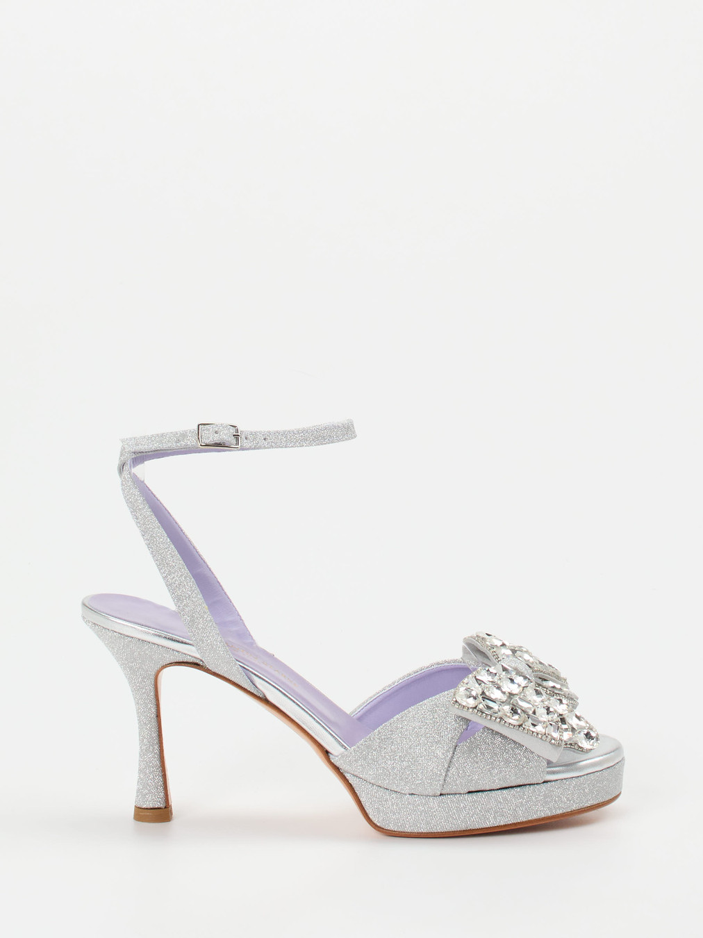 Plateau-Sandalette silber 1248449001601