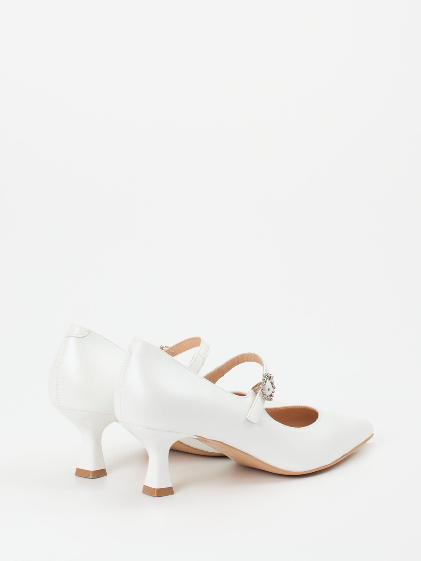 Spangenpumps weiß 1427799000103