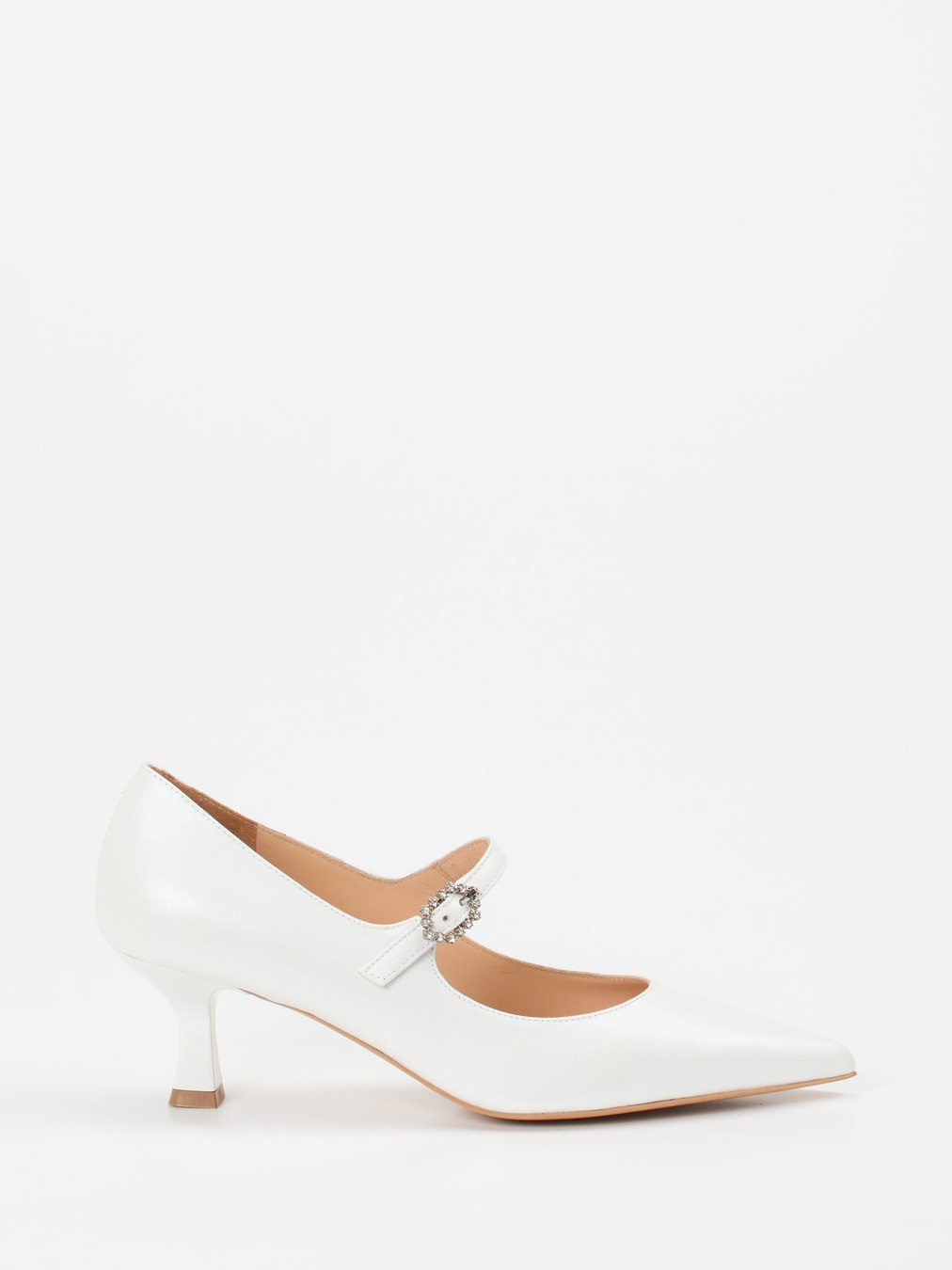 Spangenpumps weiß 1427799000101