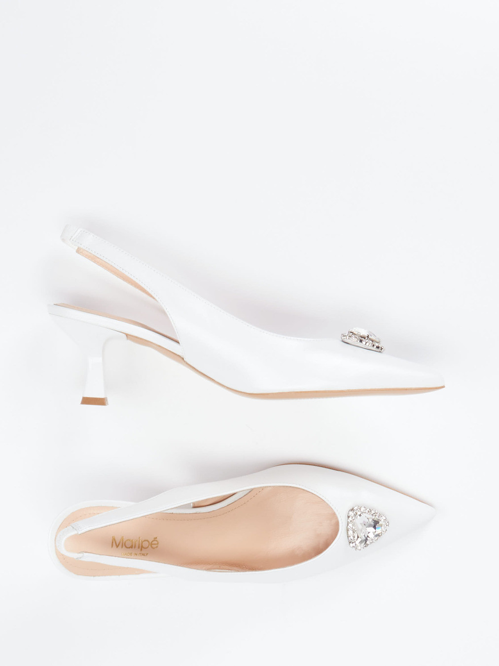 Slingpumps weiß 1307799000304