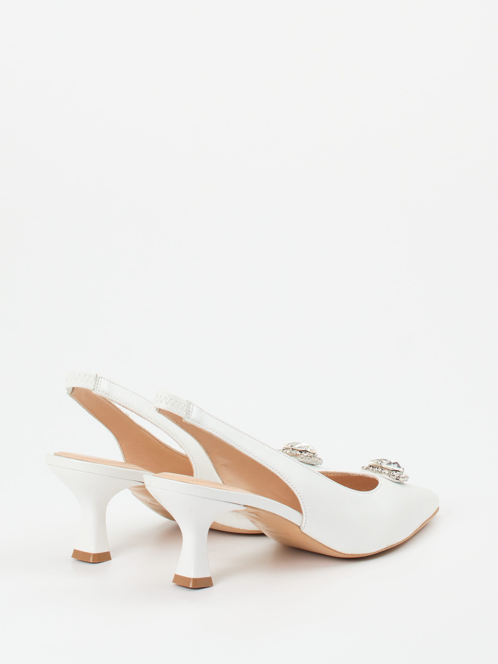 Slingpumps weiß 1307799000303