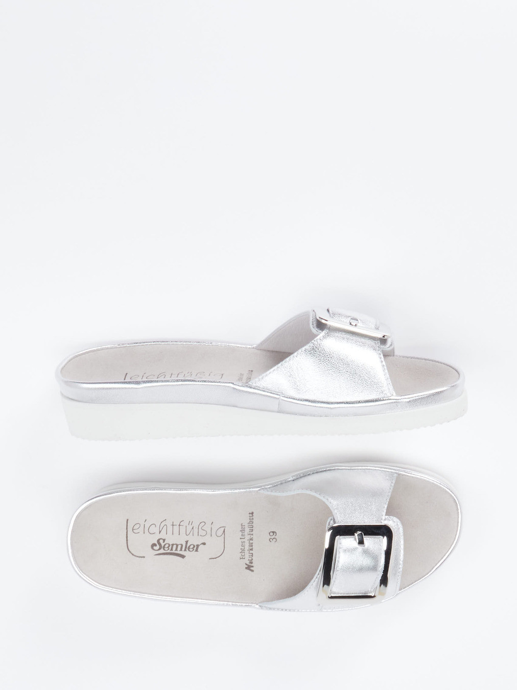 Pantolette silber 2100449000104