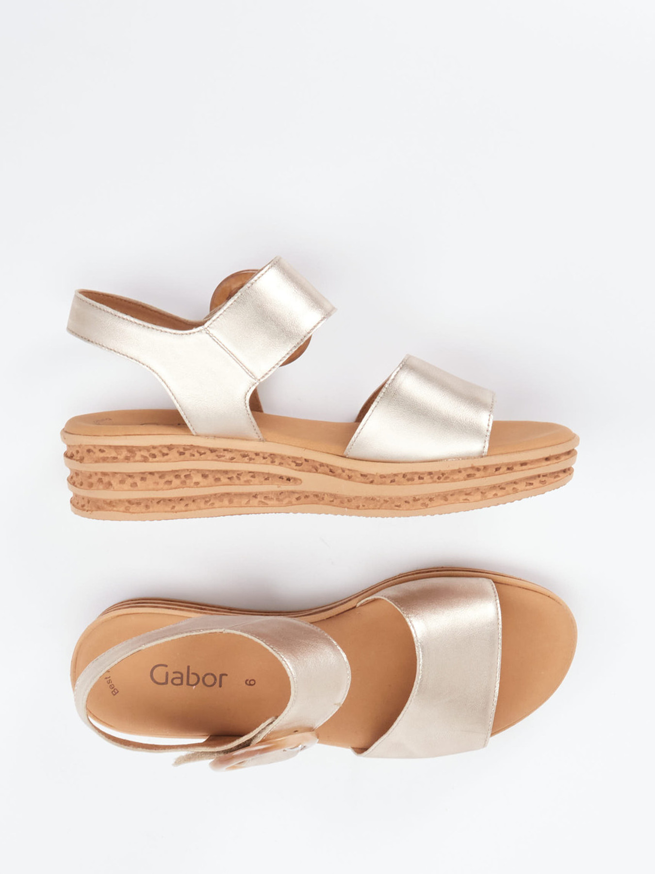 Keilsandalette gold 1255889001204