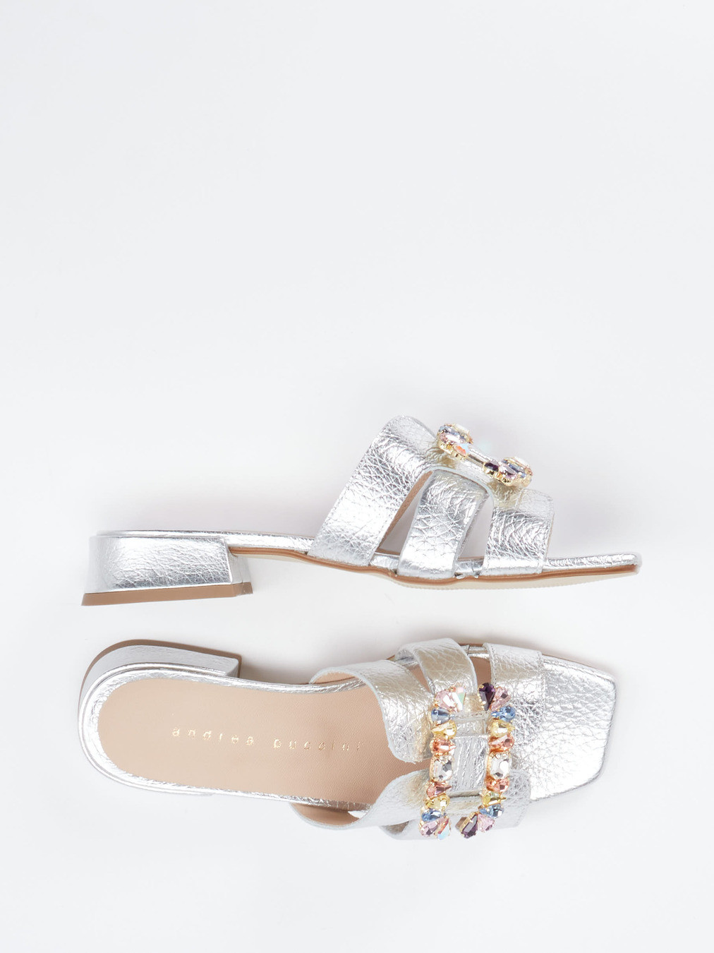 Pantolette silber 1121449001404