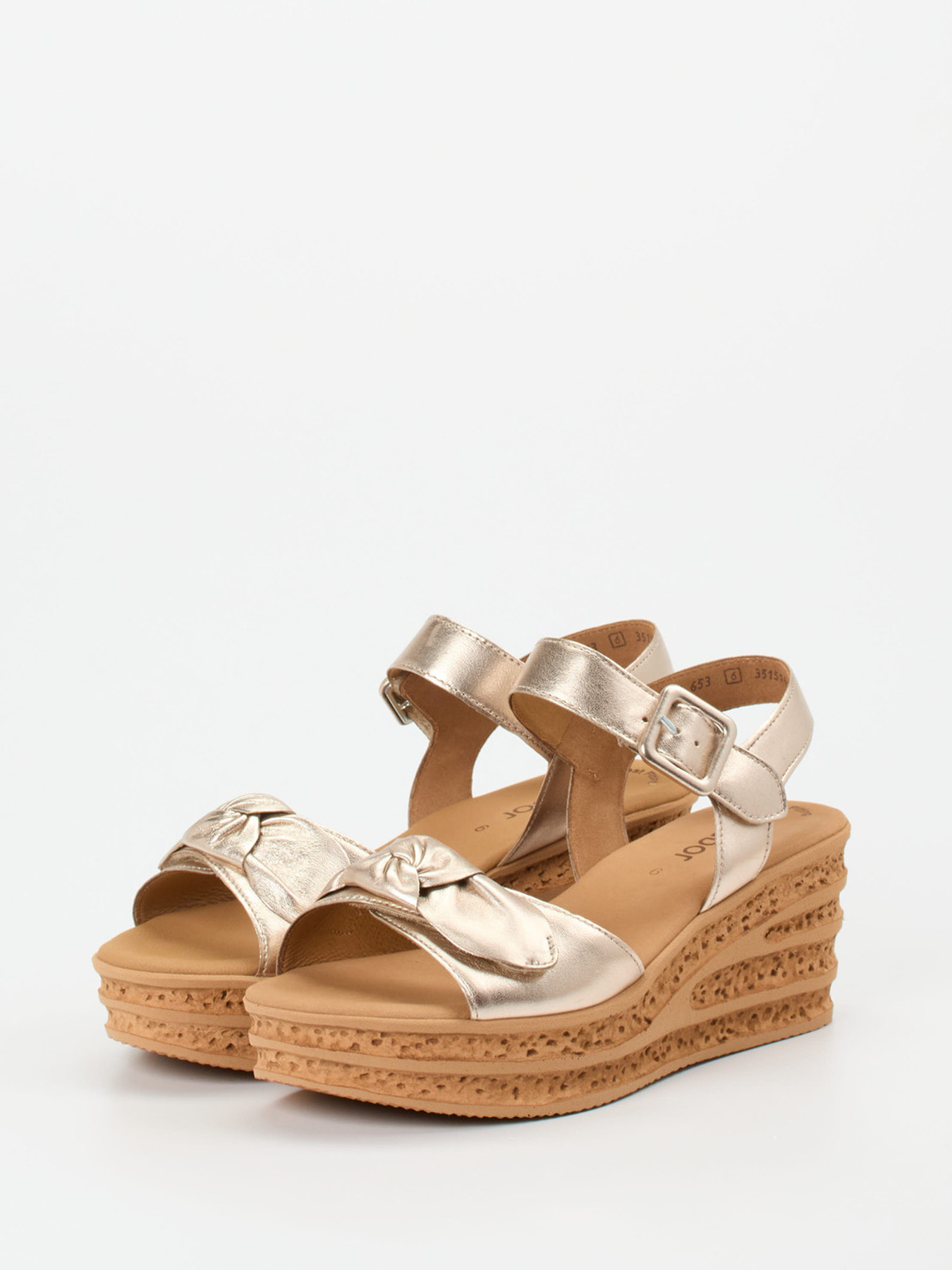 Keilsandalette gold 1239889000102