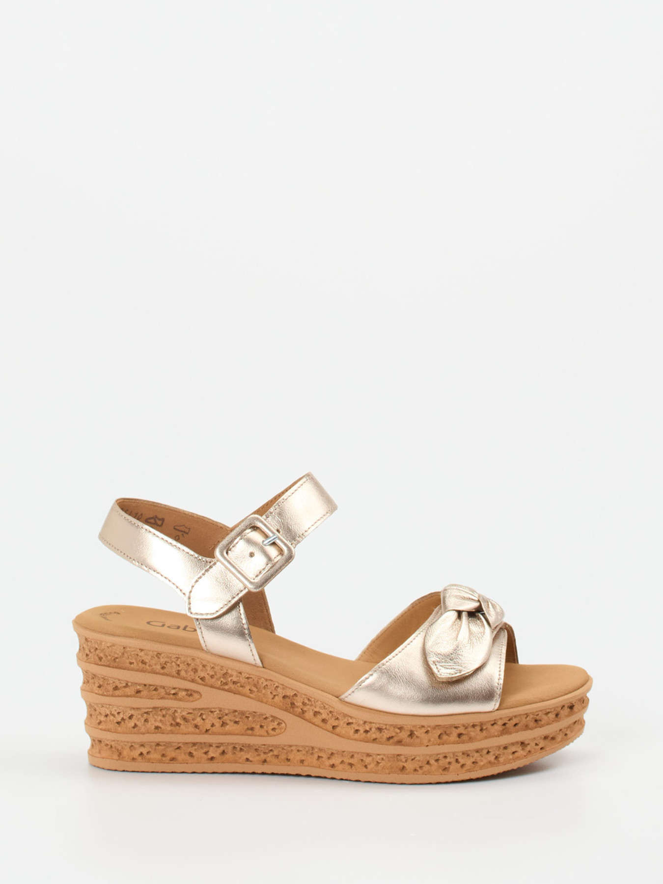 Keilsandalette gold 1239889000101