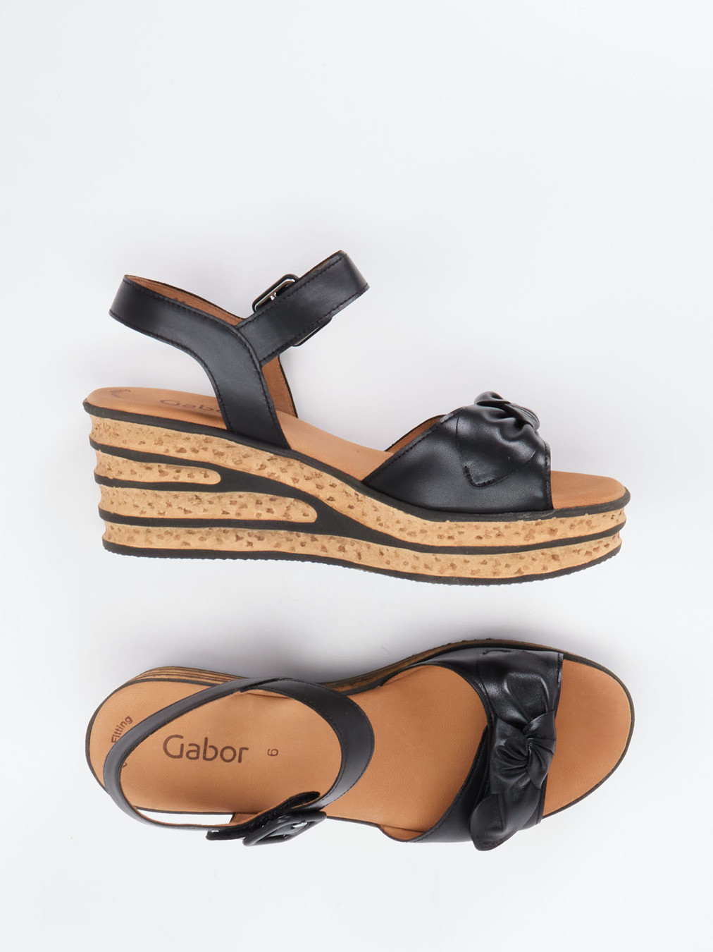 Keilsandalette schwarz 1239009000704