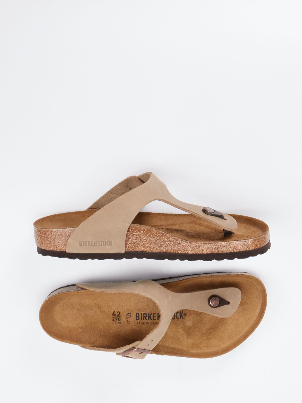 Pantolette Gizeh braun 4110229001304