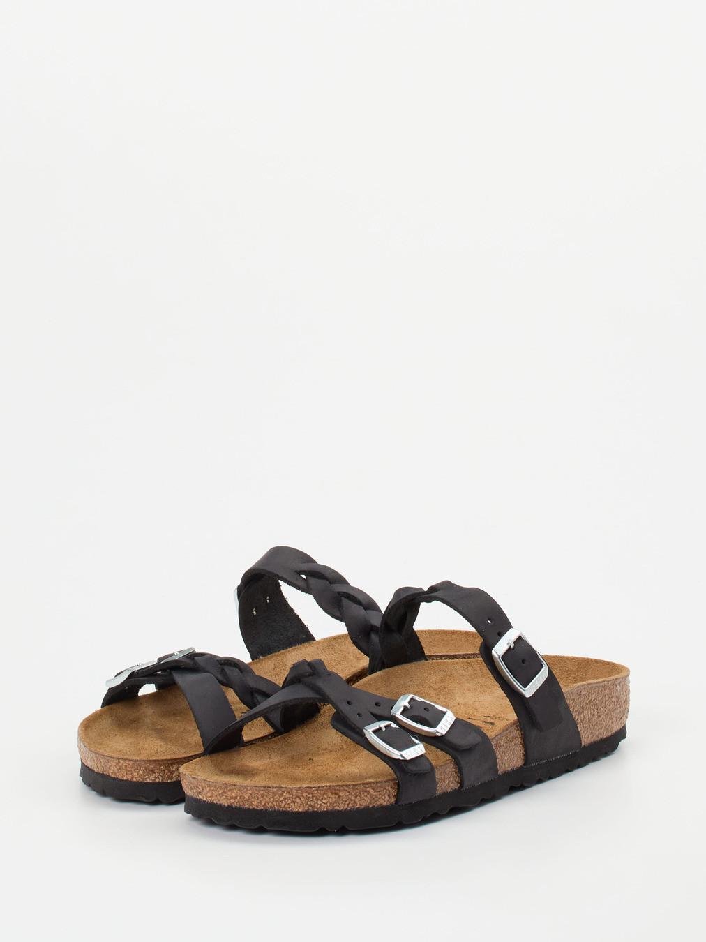 Pantolette Franca Braided schwarz 2110009005202