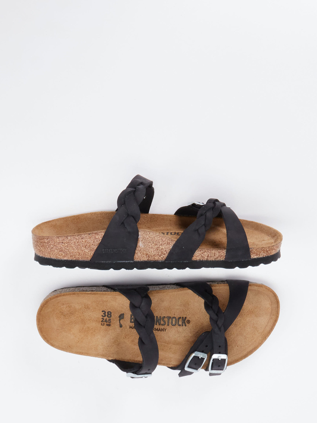 Pantolette Franca Braided schwarz 2110009005204