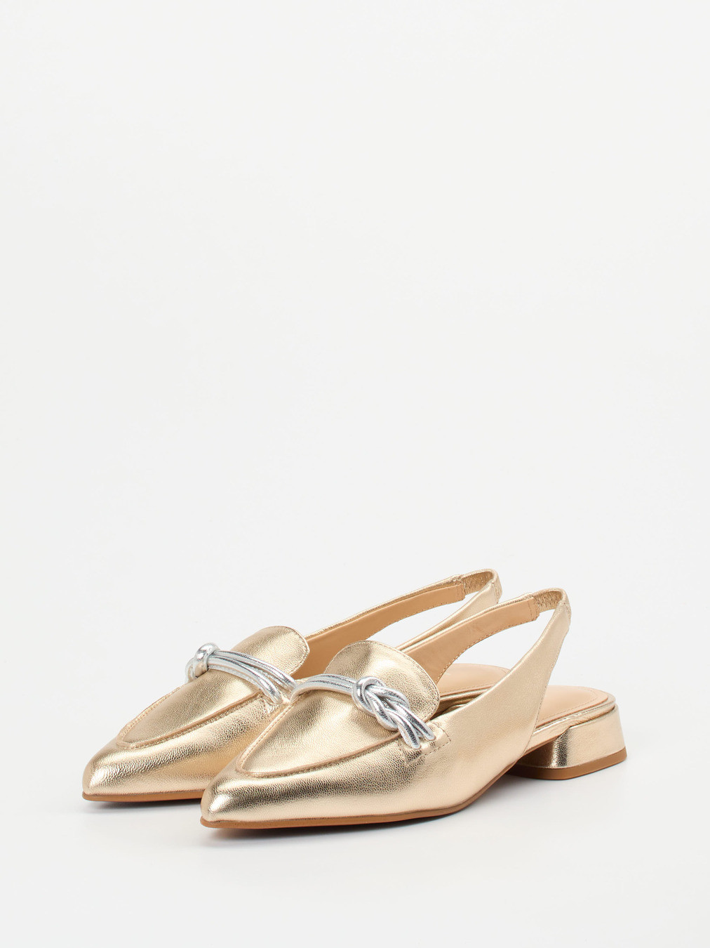 Slingpumps gold 1303889000102