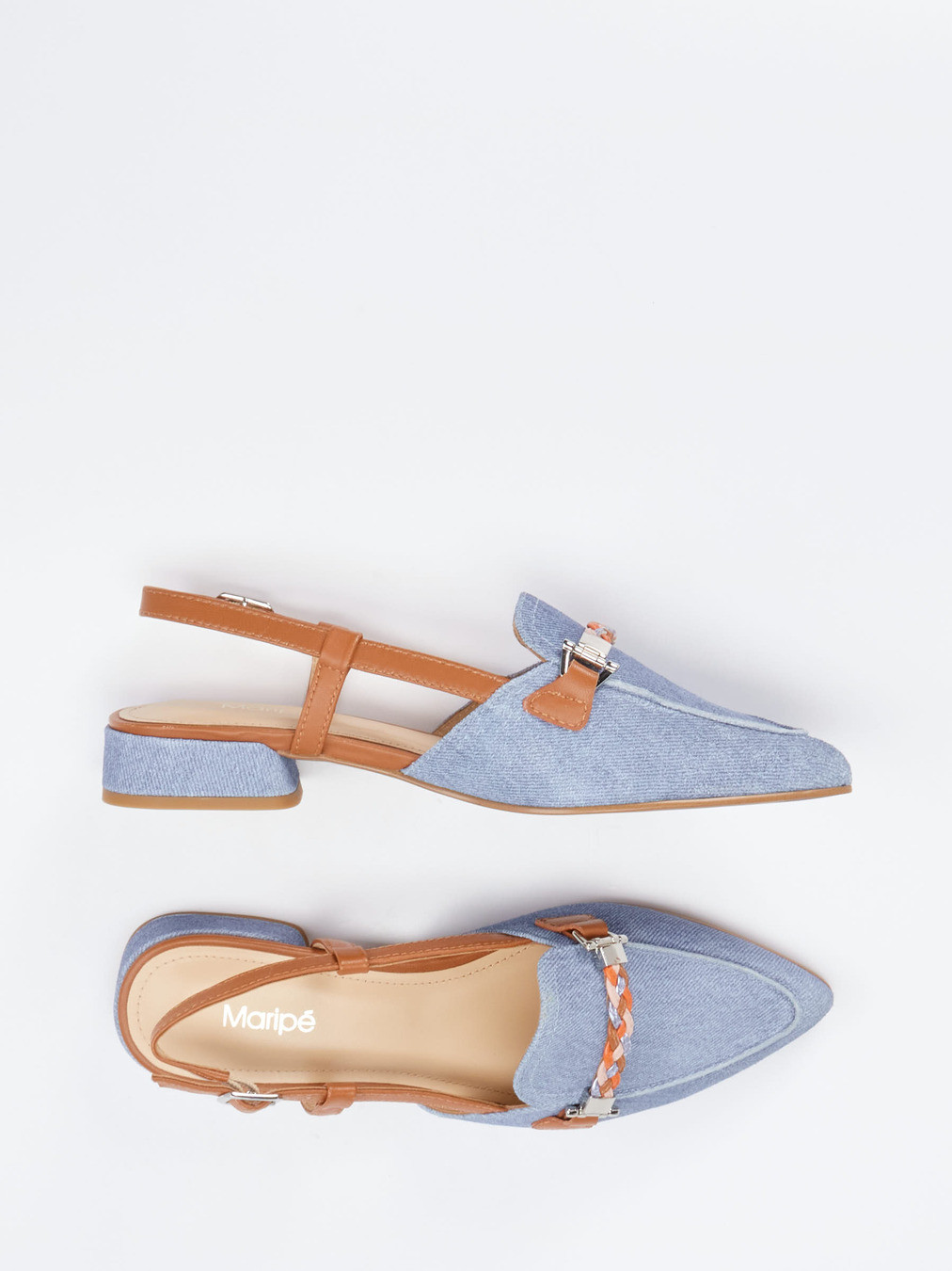 Slingpumps blau 1303159000304
