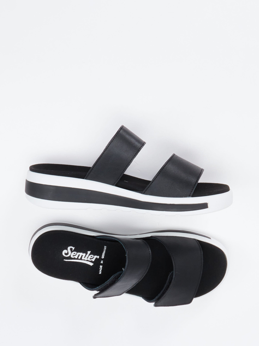 Klettpantolette schwarz 2153009004704