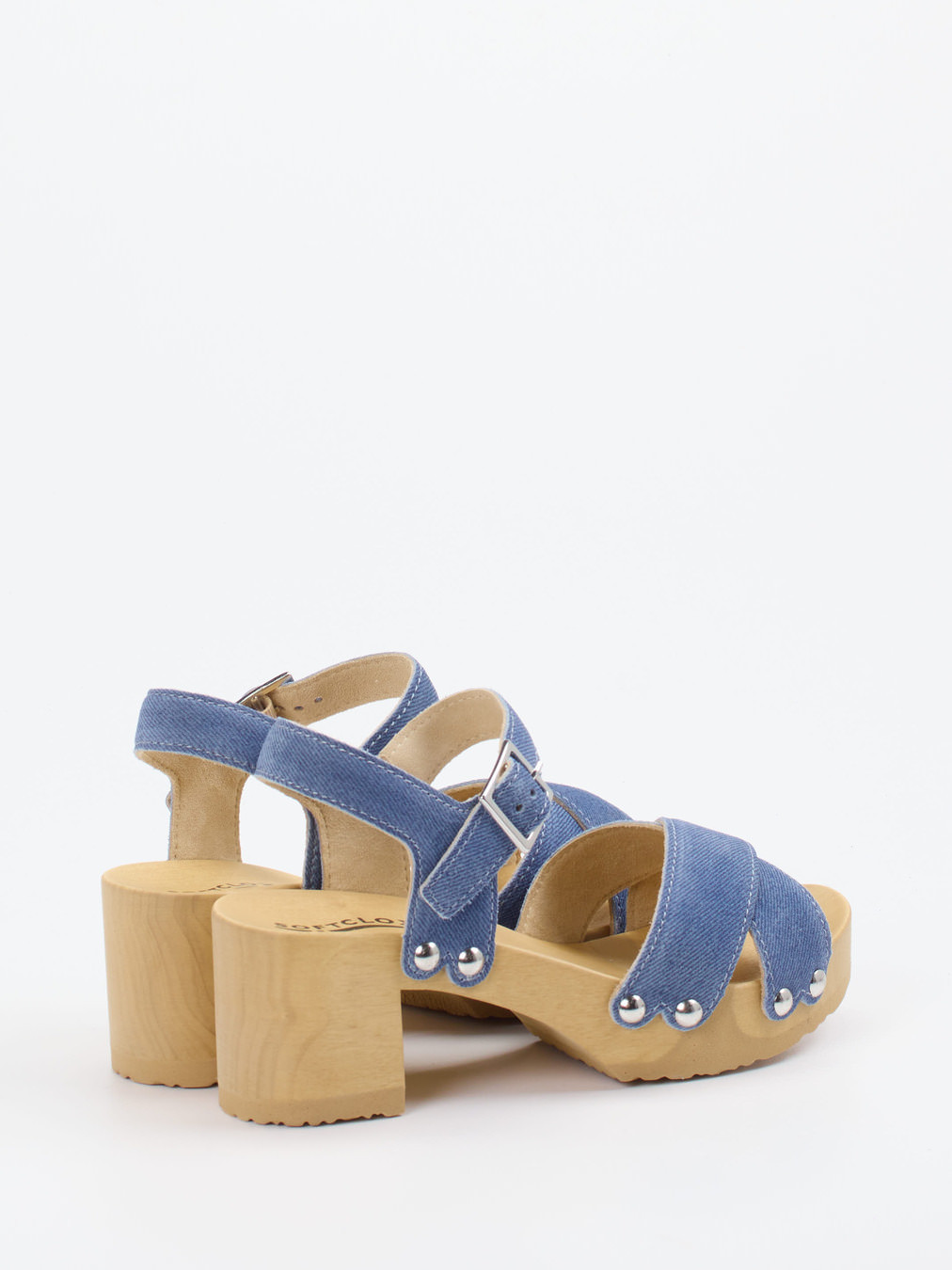 Plateau-Sandalette blau 1249159000303