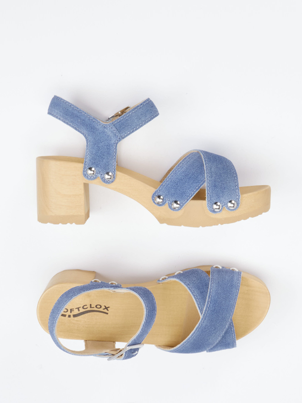 Plateau-Sandalette blau 1249159000304
