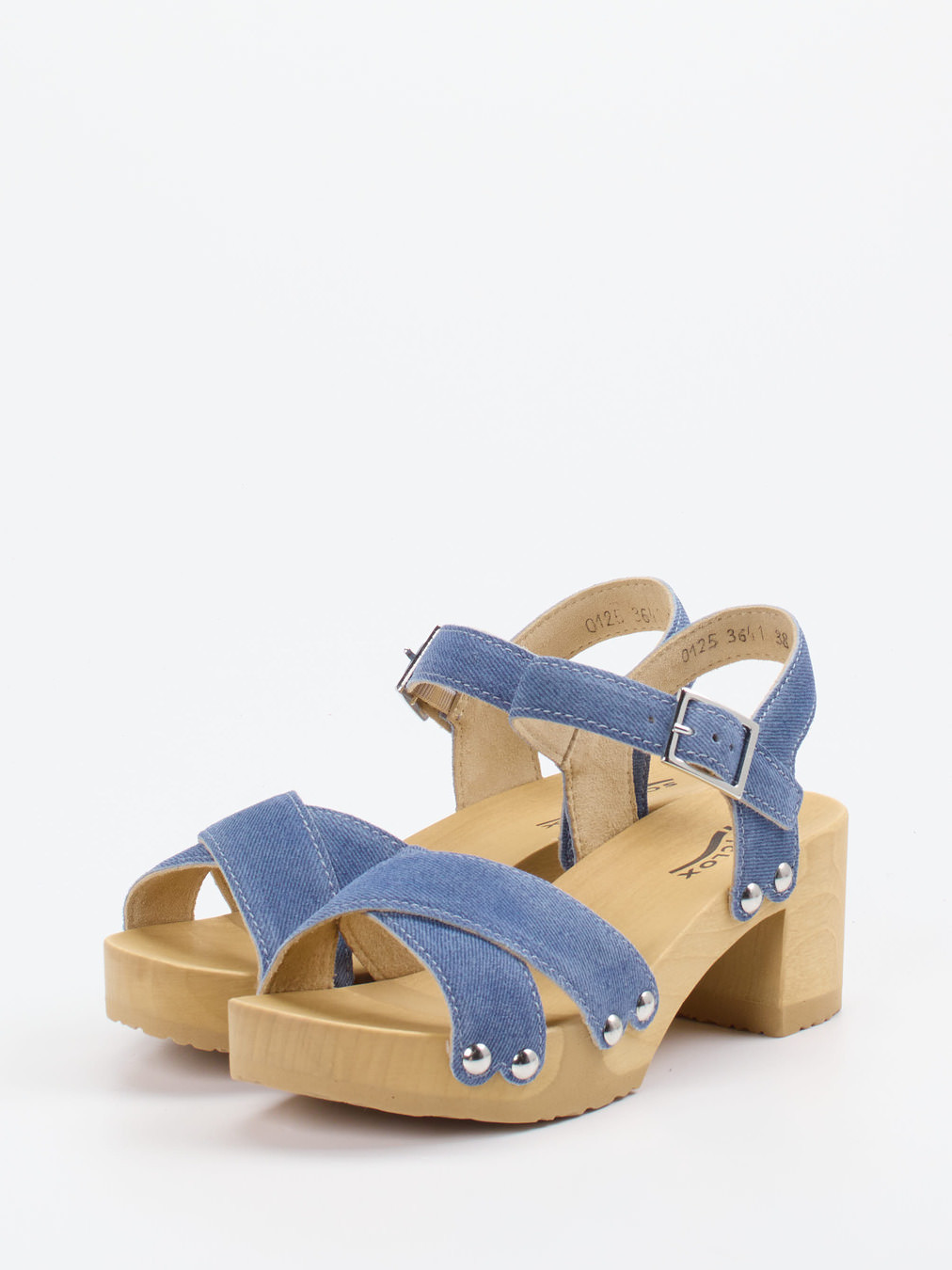 Plateau-Sandalette blau 1249159000302