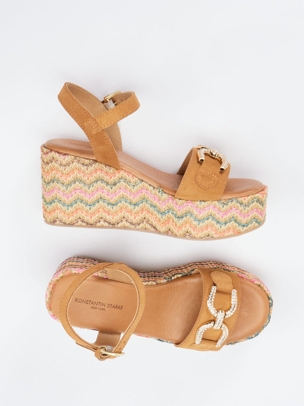 Keilsandalette braun 1259229000504