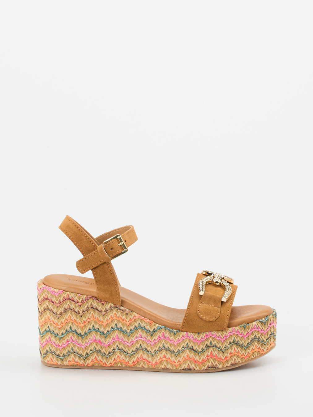 Keilsandalette braun 1259229000501