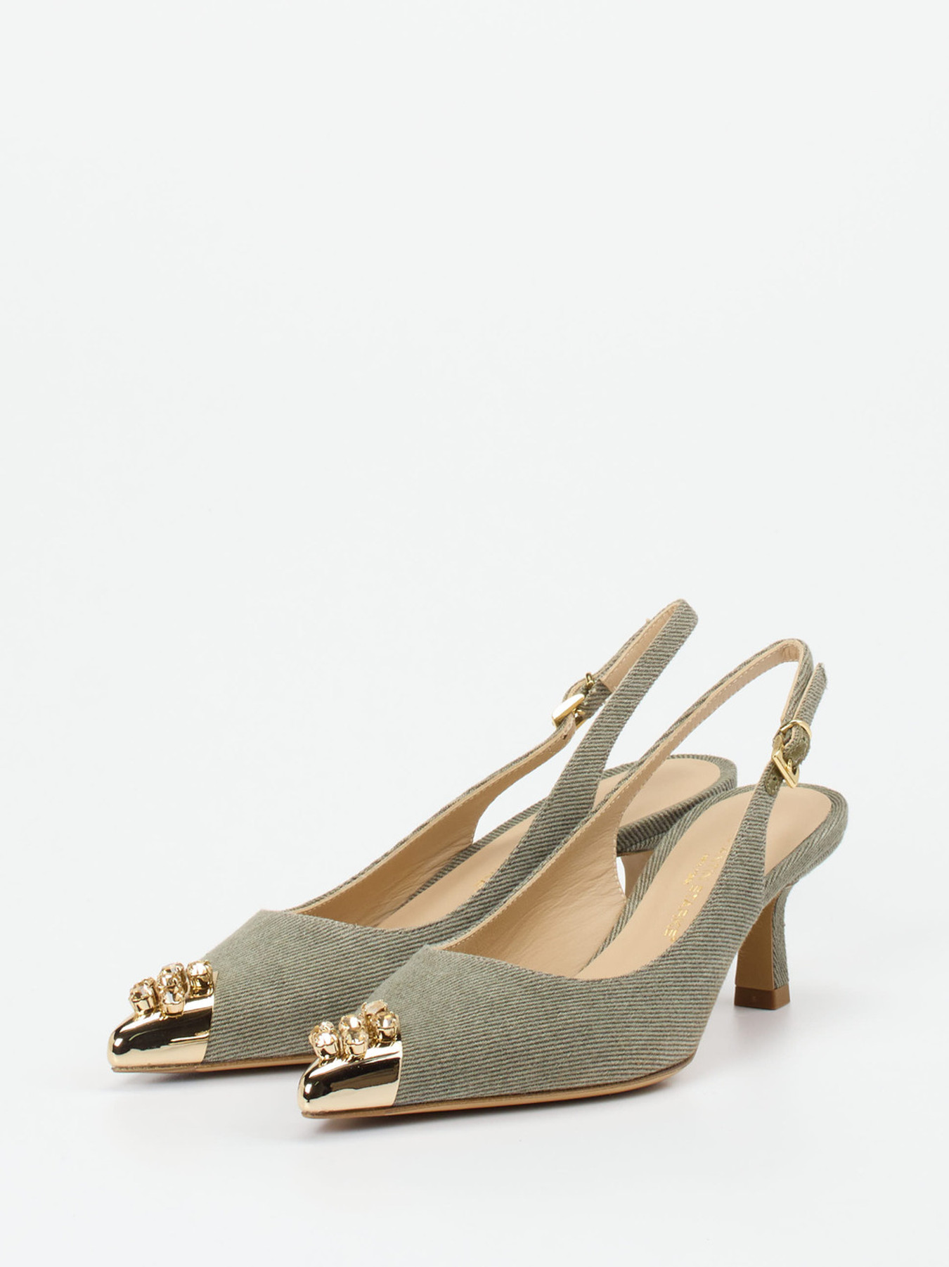 Slingpumps grün 1305629000102