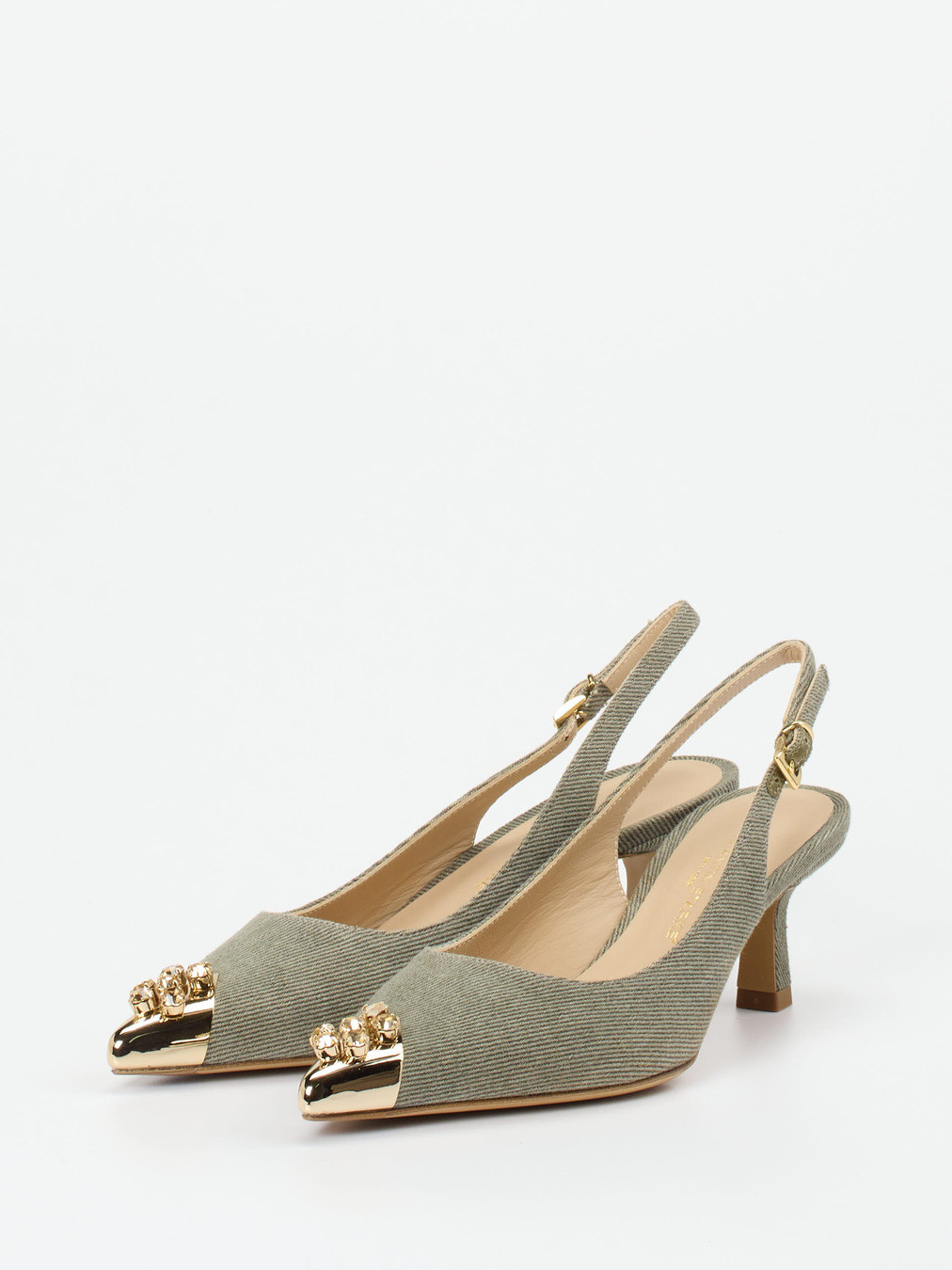 Slingpumps grün 1305629000102