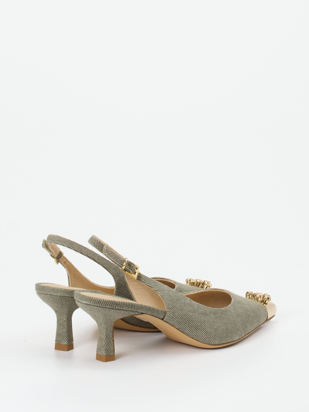 Slingpumps grün 1305629000103